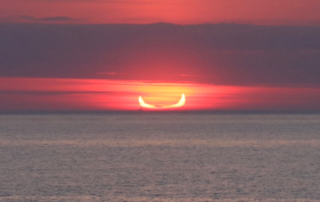 NOVAC eclipse chaser Lloyd Franklin captured this stunning image of the Ring of Fire eclipse on 10 June!