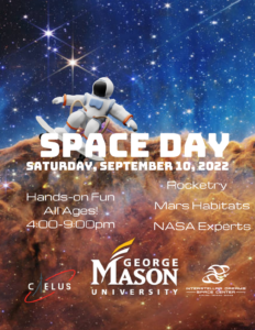 George Mason University Space Day @ George Mason University, HUB Ballroom